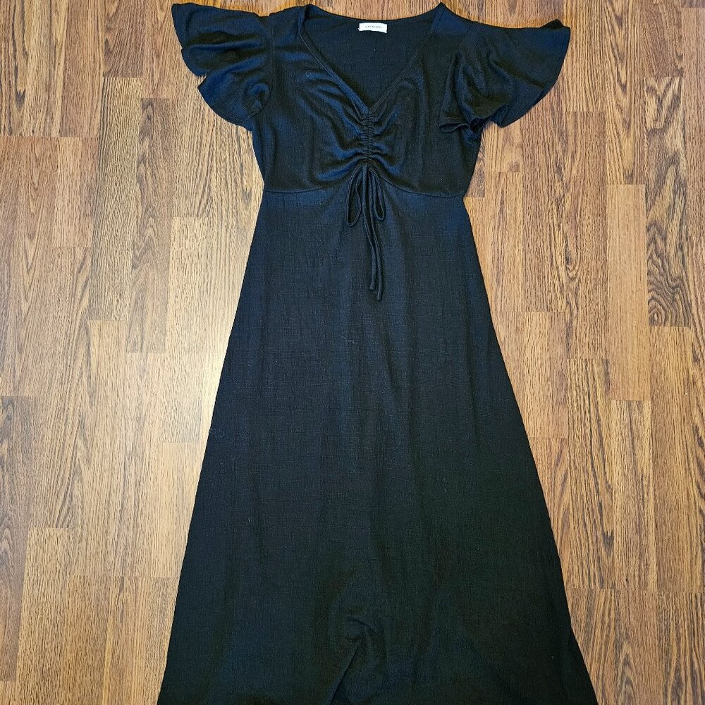 Black maxi dress - small